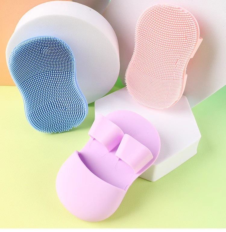 Mini-Fingerbürste zur Gesichtsreinigung weiches Silikon-Massagegerät zum Abschminken Gesichtsreinigungsbürste tragbare Gesichtsreinigungsbürste Mitesserentfernungsbürste