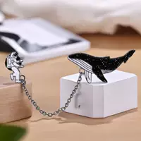 Мультяшная брошь минималистичный школьный портфель подвеска астронавт кит металлический значок сплава креативный значок аксессуар оптовая грудь