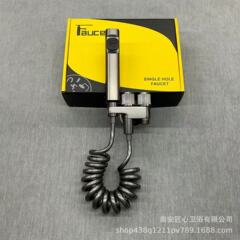 ステンレス製トイレコンパニオンブースタースプレーガン洗浄浴室用1入口2出口アングルバルブブラケットなし静音効果