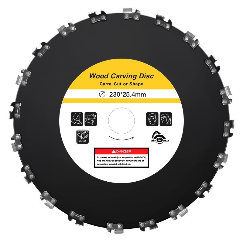 割草机刀片锯树专用刀片加厚锰钢割灌木圆形链条锯片通用配件大全