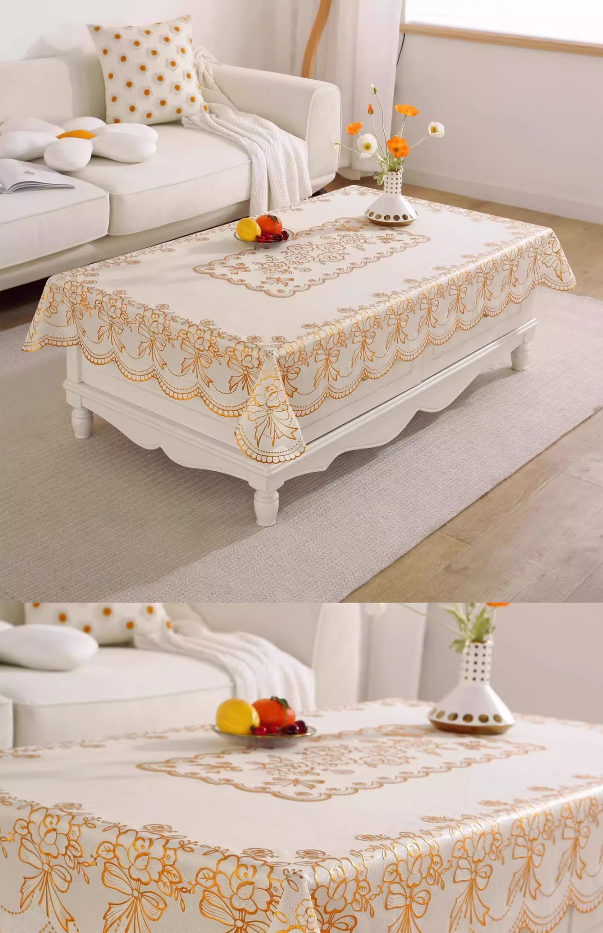 Nappe de table imperméable anti-taches lavable et thermorésistante_voghion.com