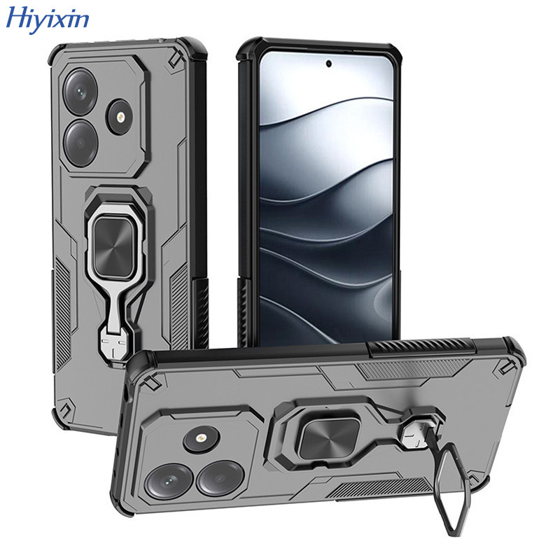 Cross-Border Applicable Xiaomi 17 Pro Max Wukong Phone Case Redmi 15C Ring Stand Anti-Drop Protective Cover