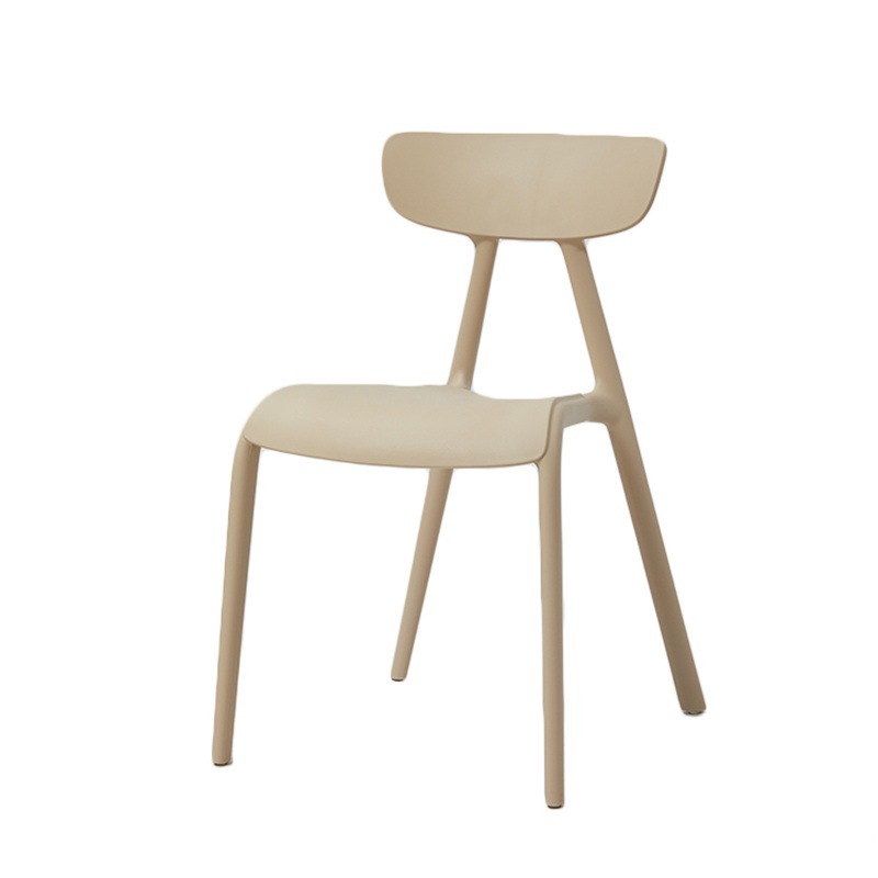 北欧塑料椅靠背餐椅胶凳子PP户外椅休闲简约可叠放