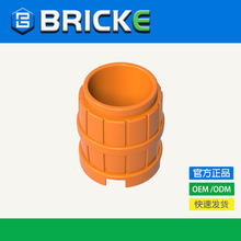 BRICKEש�� 2x2ԲľͰ �����ָ� 2489��ľɢ��������ƽ�MOCƴװ