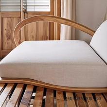 前低后高沙发垫老式实木海绵垫中式红木坐垫靠背弧形加厚垫子加硬