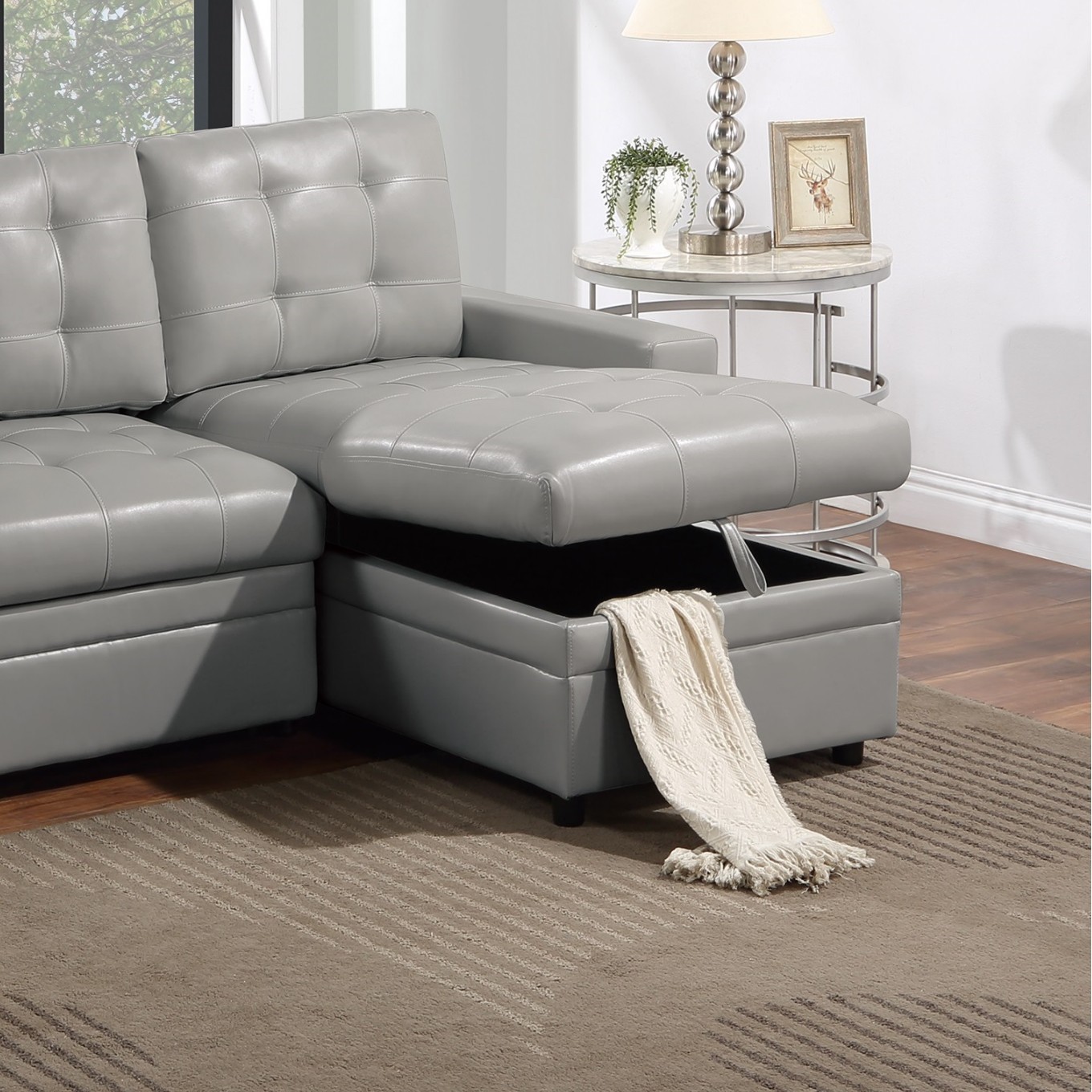 Fabricante simple sofá cama de cuero recto doble uso pequeño tipo de sala de estar móvil pasamanos tipo sofá cama de esquina