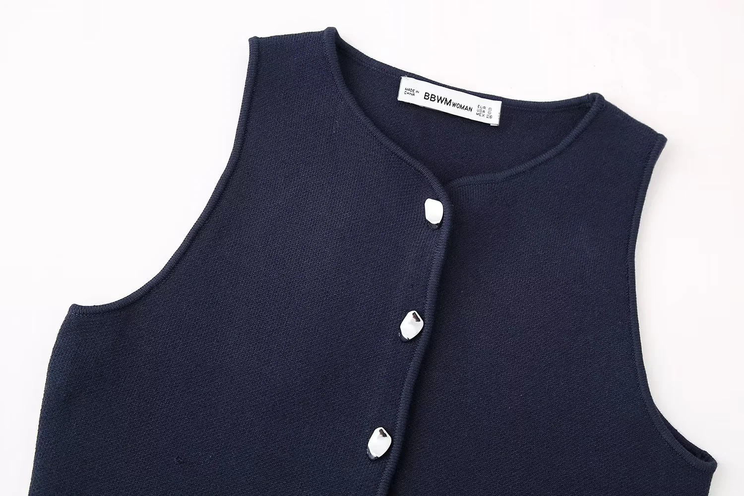 Women's clothing 2024 summer new casual style button up short knit sweater_voghion.com