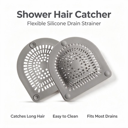 Cross-border bathroom hair filter net drain cover for sewer, sink, toilet, washbasin to prevent hair clogs