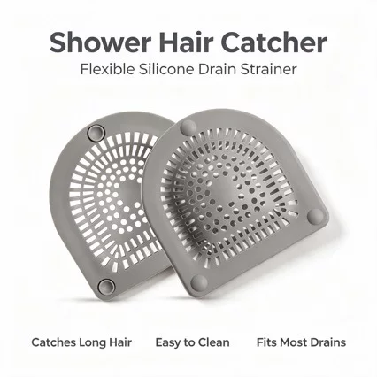 Cross-border bathroom hair filter net drain cover for sewer, sink, toilet, washbasin to prevent hair clogs