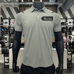 ブランドtシャツ春夏新作poloシャツメンズ氷糸折り襟フィットネススポーツカジュアル通気半袖トップス