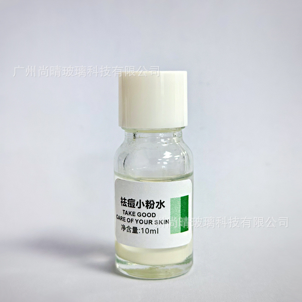 Fabricante en stock suministro 5-50ml botella de aceite esencial marrón botella cuentagotas cosmética botella de vidrio esmerilado de aceite esencial