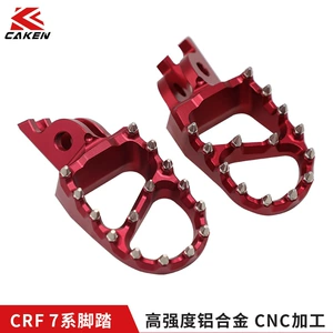 CRF 7 seriyalı qırmızı off-road motosiklet dəyişdirilmiş CNC alüminium ərintisi pedalı
