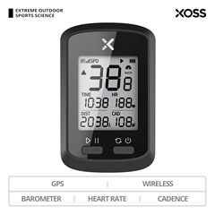 XOSS G+ Bike GPS Computer英文版無線碼錶可連踏頻心率速度碼錶