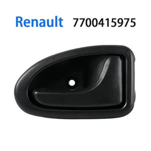 Suitable for Renault, black interior door handle, part numbers 7700415974 and 7700415975
