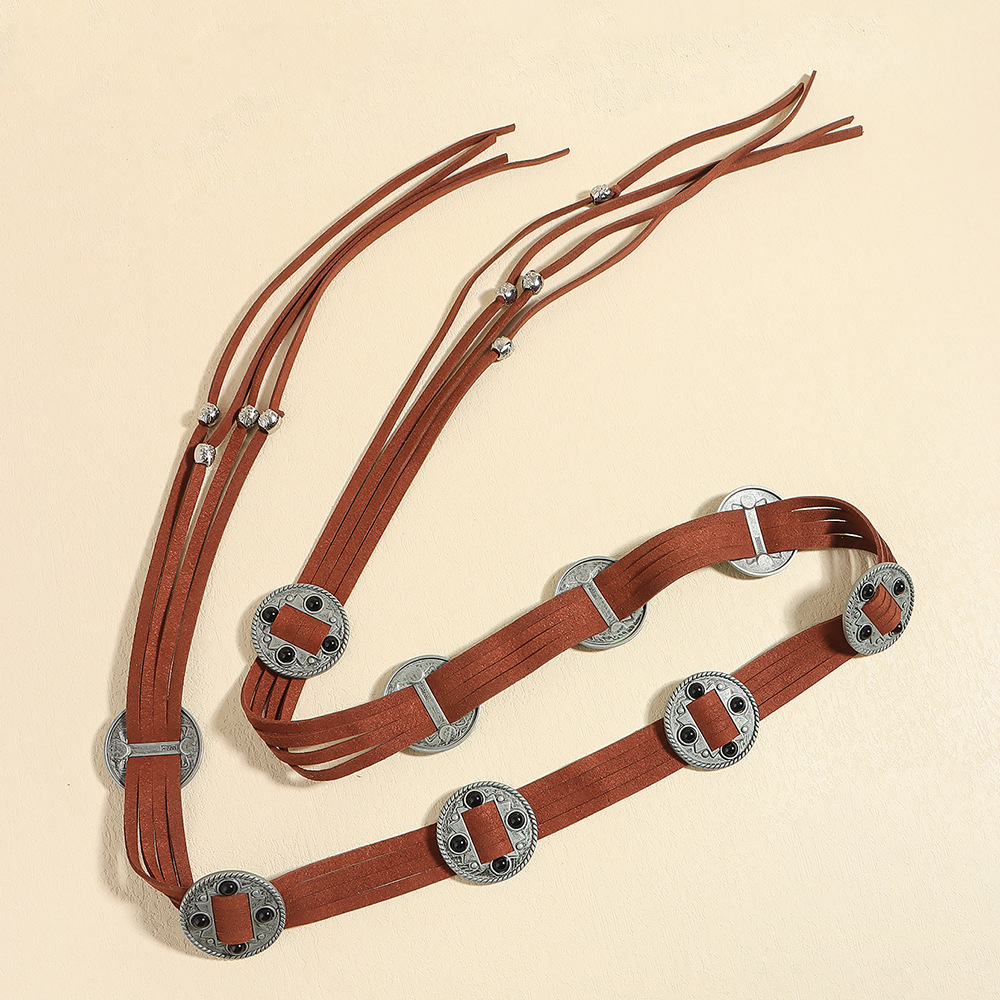 New European and American Spicy Girl Belt Retro Harajuku Belt Knot Tassels Sexy Decoration Dress Mermaid Style Personality_voghion.com