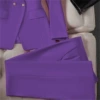 Purple trousers