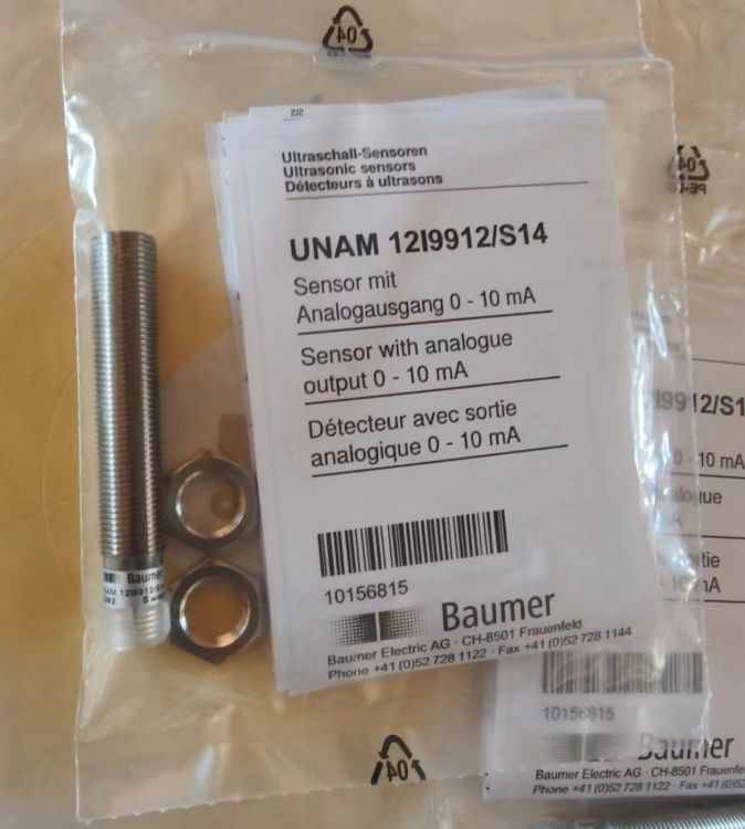 瑞士Baumer背景抑制型漫反射式传感器FHDK 10P5101/S35A堡盟光电