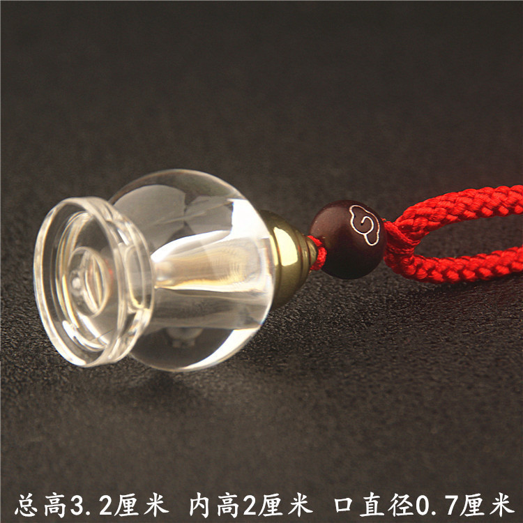 Al por mayor tubo hueco de amulet se puede abrir botella de píldora de alivio de corazón colgante botella de tesoro collar botella de camuza para hombres y mujeres