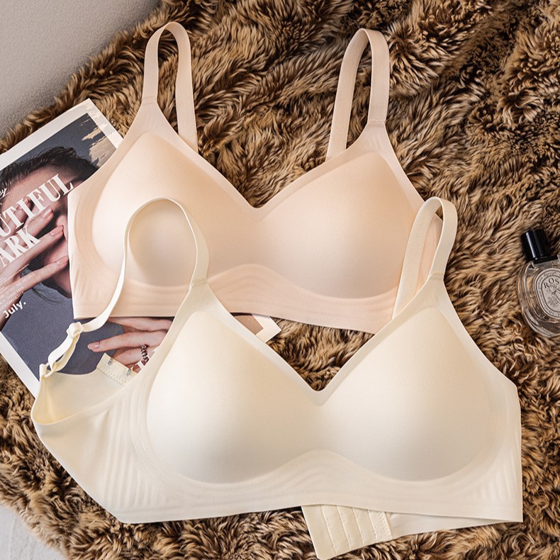 Venta directa de fábrica comercio electrónico transfronterizo Sudeste de Asia Vietnam Tailandia damas sin costuras sujetador de recogida lateral cómodo