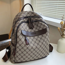 G5U2025新款双肩包女包潮韩版简约书包百搭时尚旅行包大容量休闲