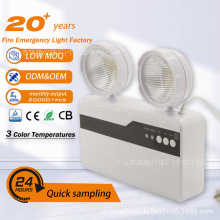 新款IP65防水外贸热销照明应急安全出口壁挂式防水双头应急照明灯