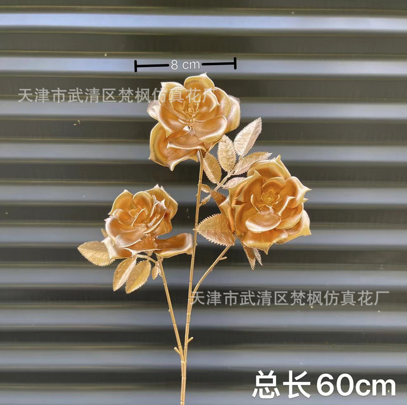 金系新年夜花シミュレーション花福桶置物赤果泡発財果尤加利金葉装飾|undefined