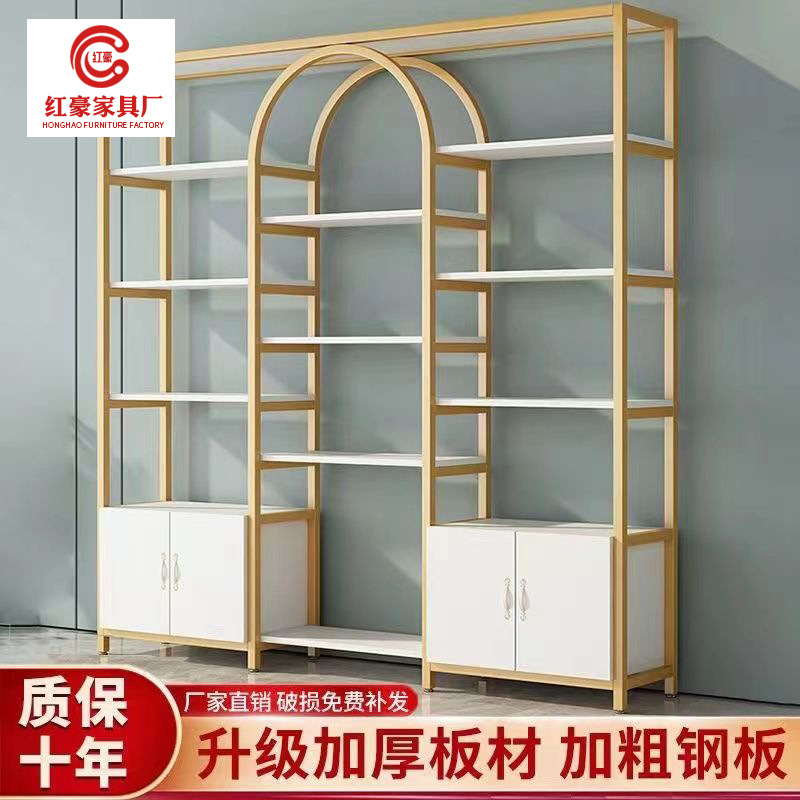 轻奢服装店展示架美甲展示柜理发店展柜产品商用货架美容院置物架