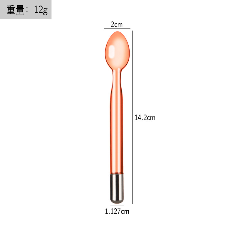 Fábrica al por mayor accesorios de instrumentos de belleza de alta frecuencia luz roja luz púrpura electroterapia peine electroterapia palo accesorios de instrumentos de electroterapia