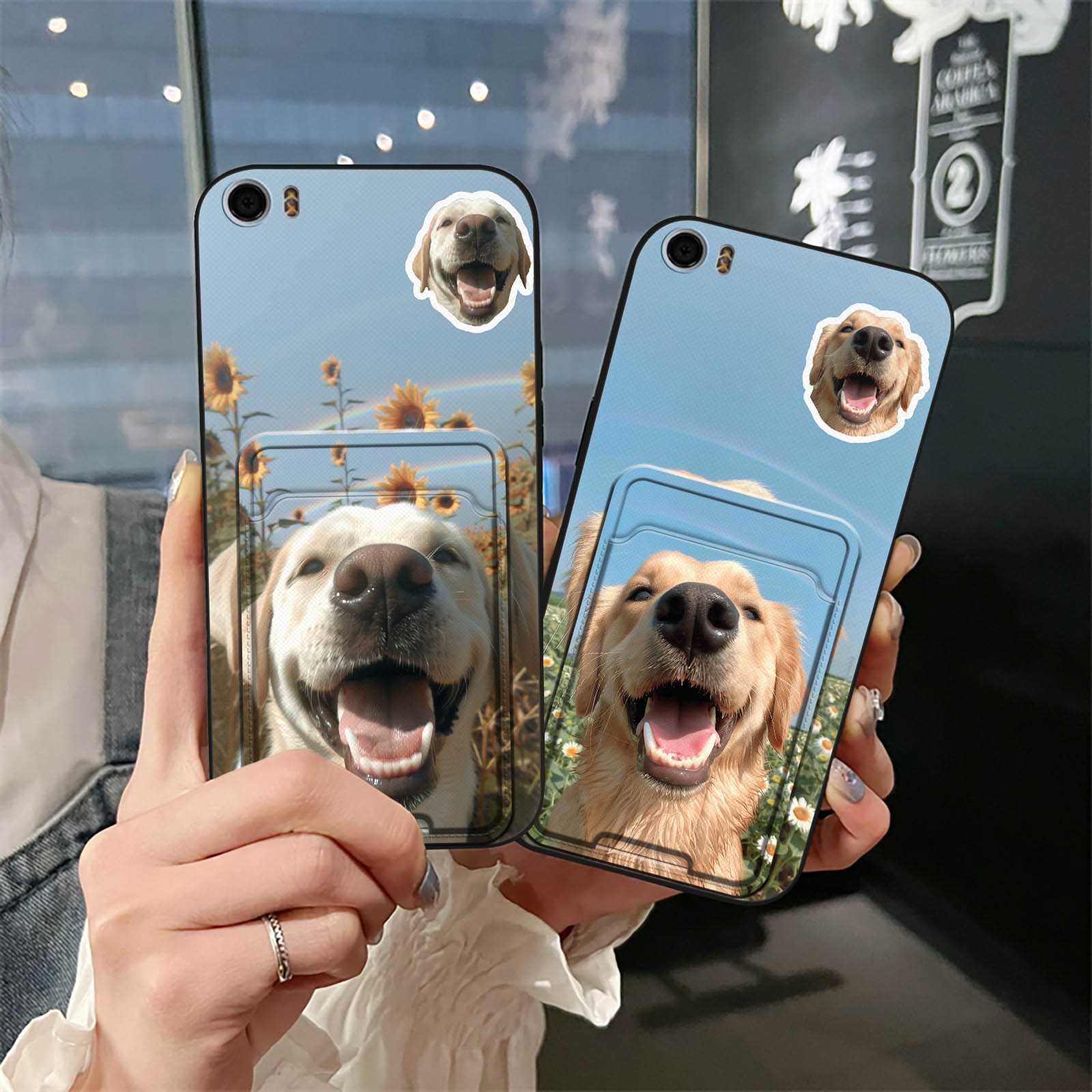 适用小米手机壳卡通新款防尘放照片青春质感简约自拍趣味男女款