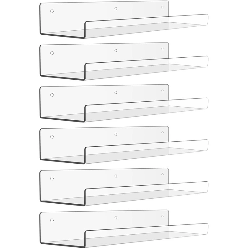 Акриловые подвесные стойки для хранения для хранения альбомов и отображения настенных декоративных журнальных полок