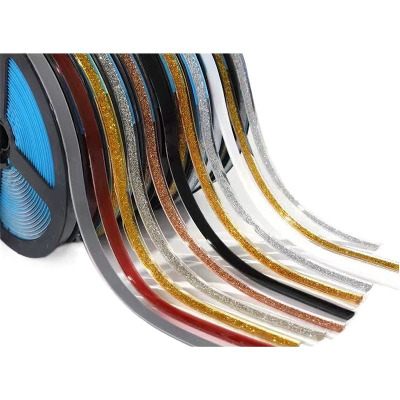 Прямые поставки самоклеящихся керамических плиток с фабрики, плоских красивых краевых линий, красивых наклеек на швы, красивых краевых полосок, многоцветных самоклеящихся линий.