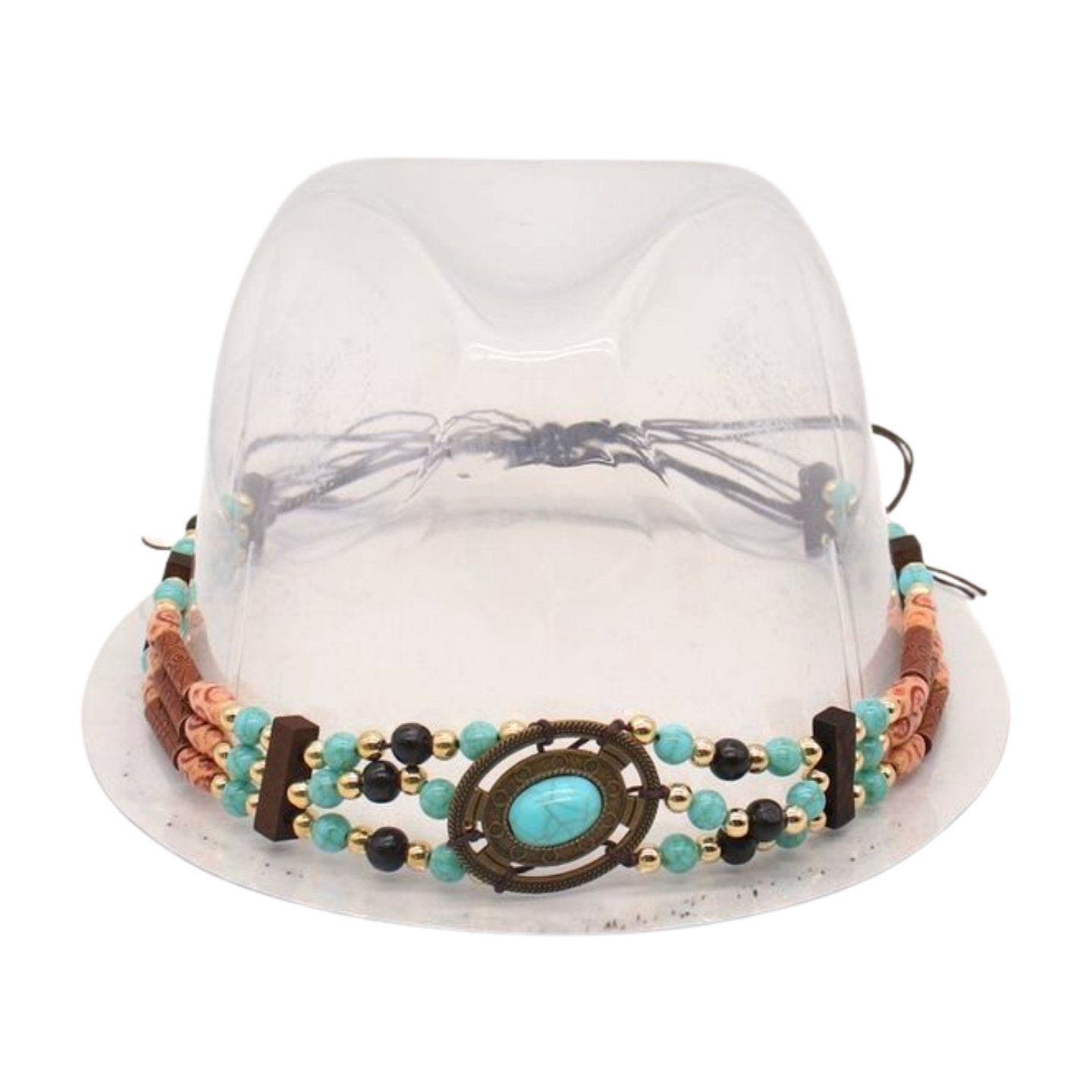 7g Weight Hat Accessories Hats Type Holiday, Daily Occasion turquoise, cord Material Geometric Pattern All Seasons Season Unisex Gender Basic, Simple Style Style Eaveless Rim Basic Simple Style Geometric Turquoise Cord Unisex Hat Accessories 20