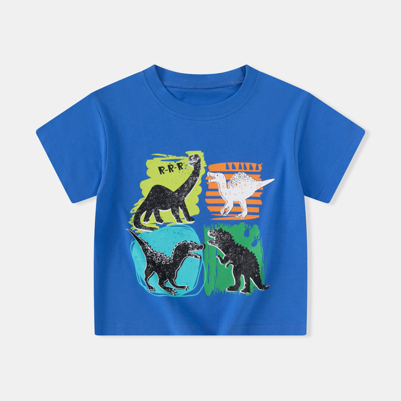 Betop ropa para niños verano nueva ropa para niños camiseta de manga corta para niños dibujos animados de dinosaurios para niños ropa para bebés fuente de Douyin