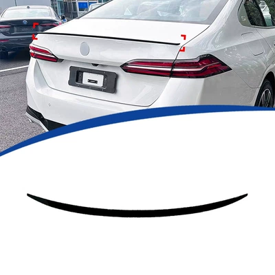 Suitable for 24 BMW 5 series G60 tail wing shining night ABS material paste installation (Spoiler)