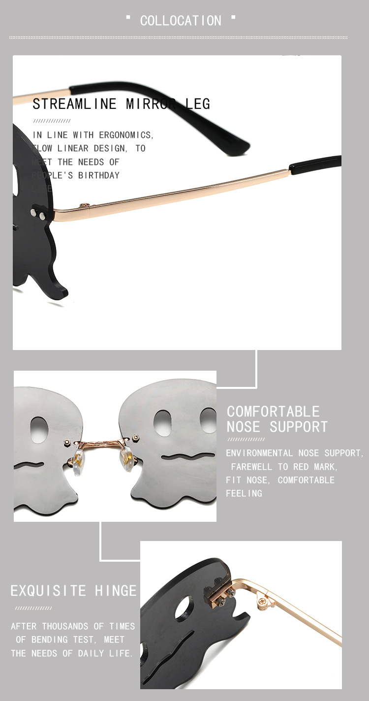 Men's Sunglasses New Octopus Funny Cartoon Metal Sunglasses Party Dance Men And Women Sunglasses_voghion.com