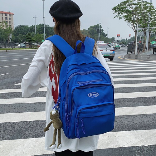 Women's New Large Capacity Student Backpack Korean Style Casual High School College Dual Shoulder Backpack Wholesale