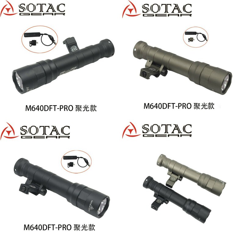 Sotac Gear M640Dft-Pro Okw Strong Light Spotlight Version Led Tactical Flashlight Outdoor Sports Sotac Gear M640Dft-Pro Okw Strong Light Spotlight Version Led Tactical Flashlight Outdoor Sports