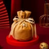 Champagne gold (sugar bag + happy word + pearl)