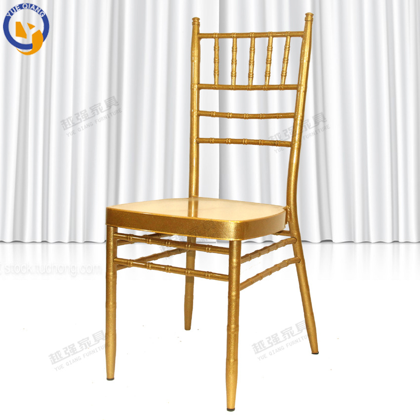 Manufacturers wholesale metal bamboo chair wedding bamboo chair banquet wedding chair Outdoor golden white banquet chair