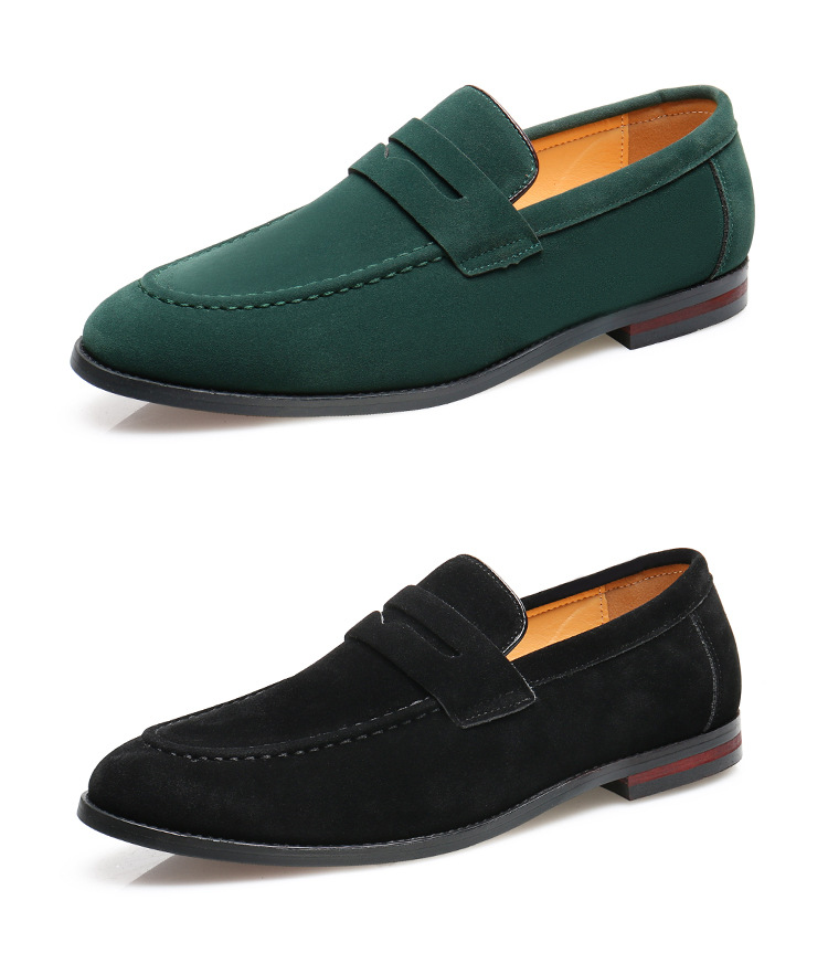 Versatile Loafers One Foot Stirrup Casual Soybean Shoes_voghion.com