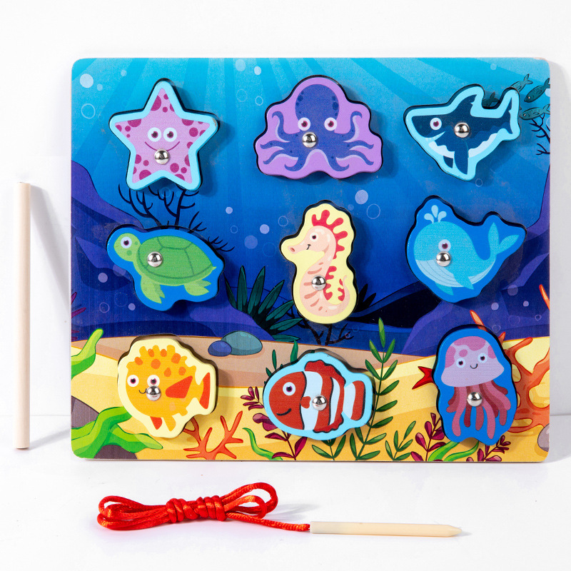 Montessori Educación temprana Tablero de agarre de mano Puzzle Bloques de construcción Forma de bebé Panel de emparejamiento 1 1 1 2 años y medio Juguetes educativos para bebés