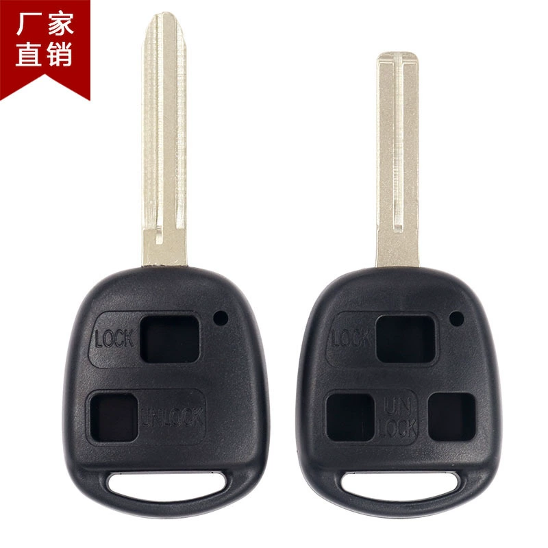 Подходит для торцевого фрезерования Toyota, встроенного ключа дистанционного управления, автомобильный чип, прямая пластина, модификация ключа, сменный корпус