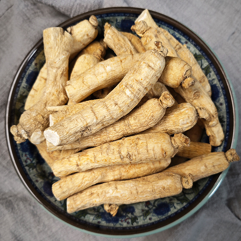Dried American Ginseng Root Segments from Changbai Mountain for Decoction Soup and Wine Soaking preparation