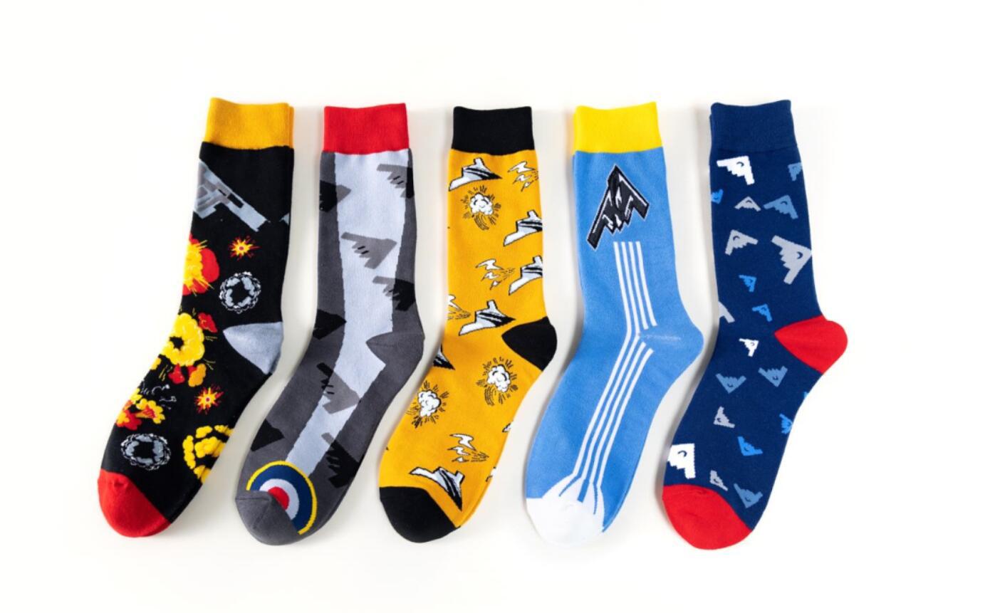 Unisex Casual Geometric Cotton Crew Socks A Pair display picture 2