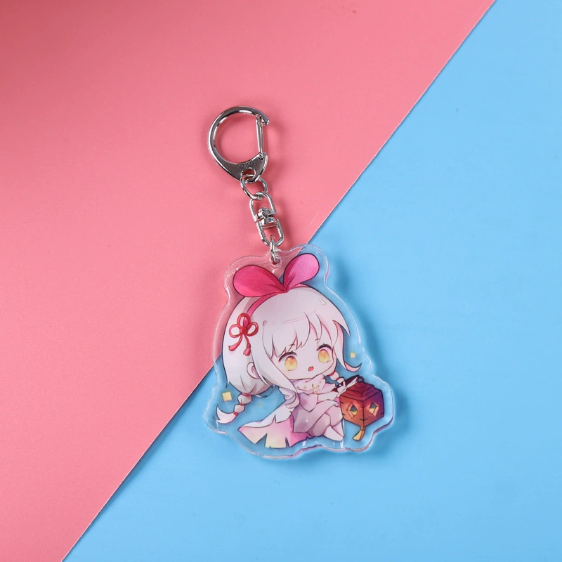Keychain with bow, backpack, pendant, Birthday gift