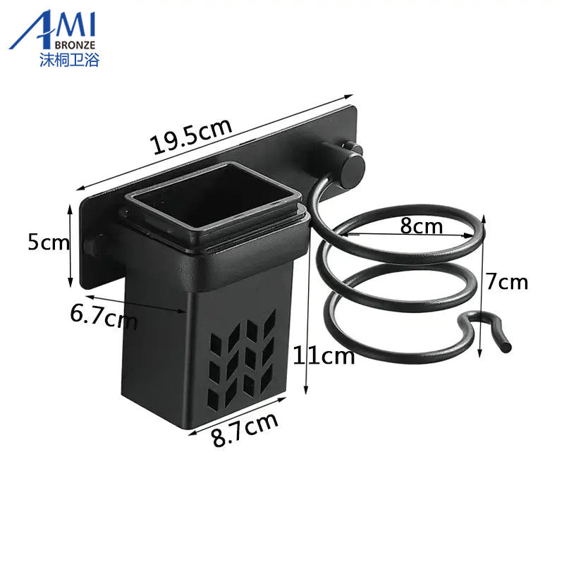 E 스타일 검은 잎 단일 튜브 펀칭/펀칭 없음 및 네일 접착제 없음