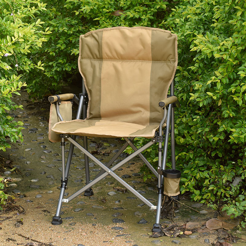 Outdoor Thickened Folding Chair with Cotton Padding, Portable Armchair, Fishing Chair, Beach Camping Chair, Director's Chair, Art Sketching Stool