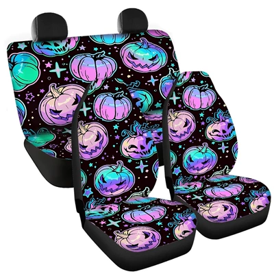 seat covers, pumpkin print, Universal seat cover