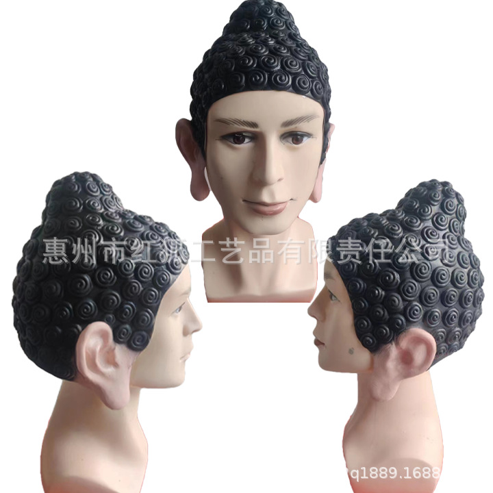 2023 nuevo viaje al oeste Buda cabeza cubierta de látex Buda gorra de natación co divertido vestir accesorios fábrica al por mayor