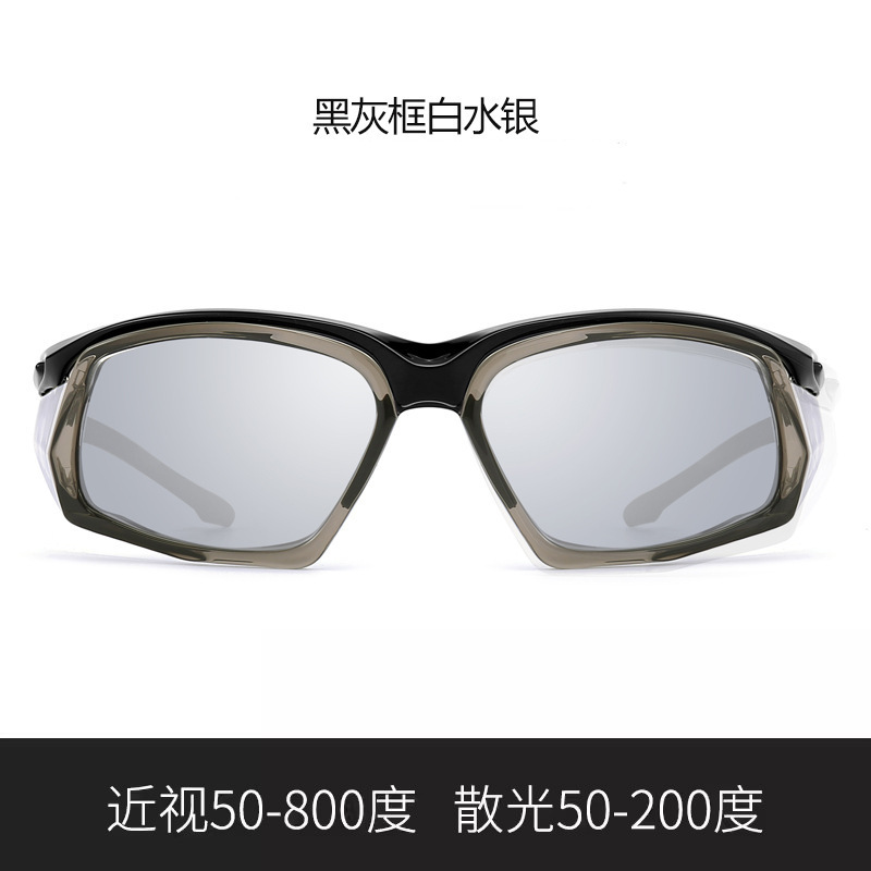 近視鏡一体騎乗眼鏡防風運動屋外徒歩風鏡偏光変色登山サングラス|undefined